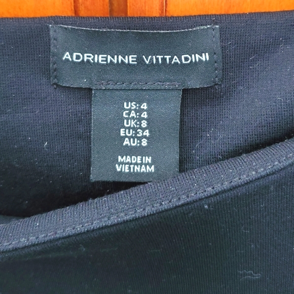 Adrienne Vittadini Black Dress, Size 4 - Picture 6 of 7